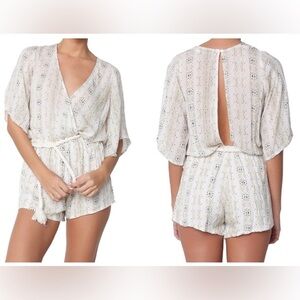 Faithfull the Brand Fox playsuit romper Oasis print Size XS New with tag